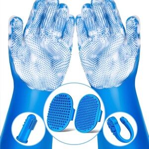 Pet Grooming Kit for Dogs,Cats and Horses | Dog Washing Gloves